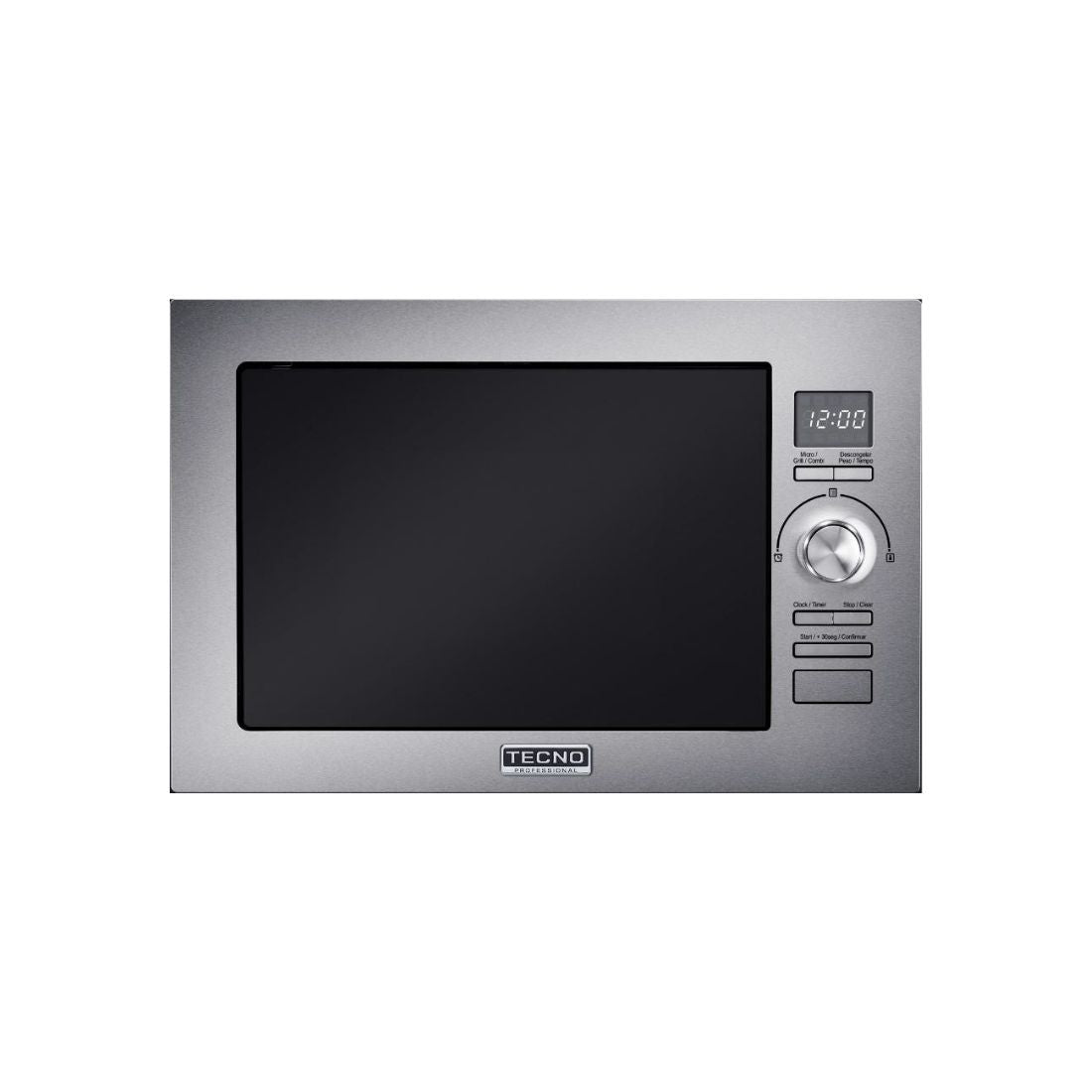 Alt Tag: Forno Tecno Professional Combinado com Micro-ondas inox 25L 60cm painel digital e botão cromado