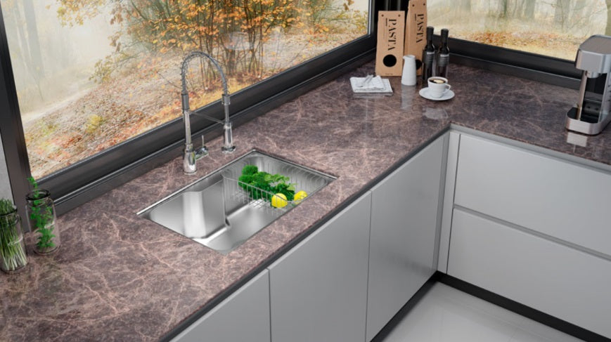 Cuba Simples Inox Acetinada 66cm Debacco Funzionale 231