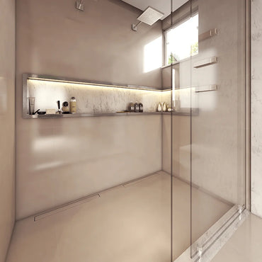 Ralo Linear Elleve Smart 60cm Tampa Oculta - Saída Central