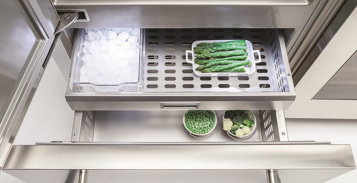 Refrigerador Bertazzoni Bottom Freezer Master 473 Litros 75cm Inox 220V - Abertura para Esquerda