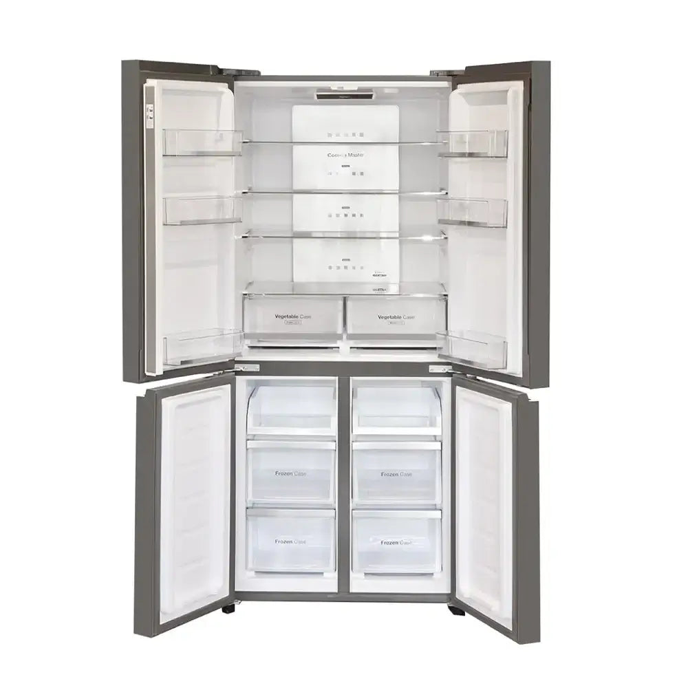 Refrigerador Cuisinart Arkton Multi Door 518 Litros Vidro 84cm com design moderno e spacious interiores.