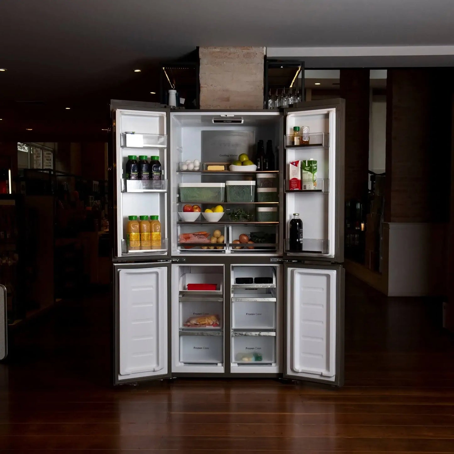 Refrigerador Cuisinart Arkton Multi Door 518 Litros Black 84cm