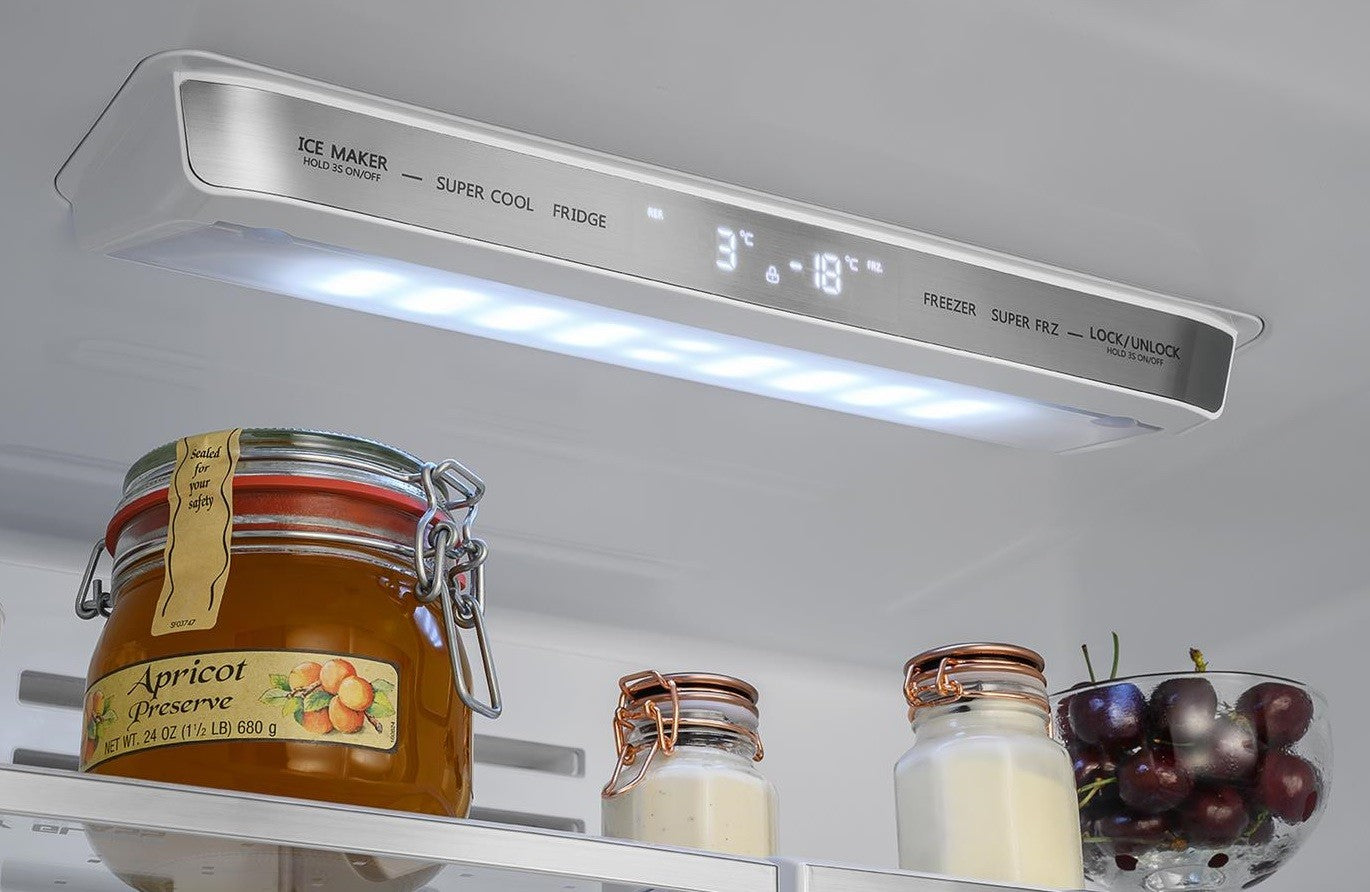 Refrigerador Bertazzoni French Door Master Series Black Niquel 636 Litros 91cm 127V