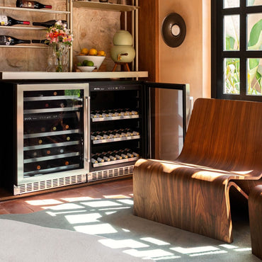 Adega Evol 46 Garrafas Smart Inox 60cm - Abertura Direita