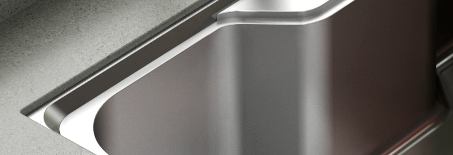 Cuba Simples Inox Acetinada 78cm Debacco Funzionale 235