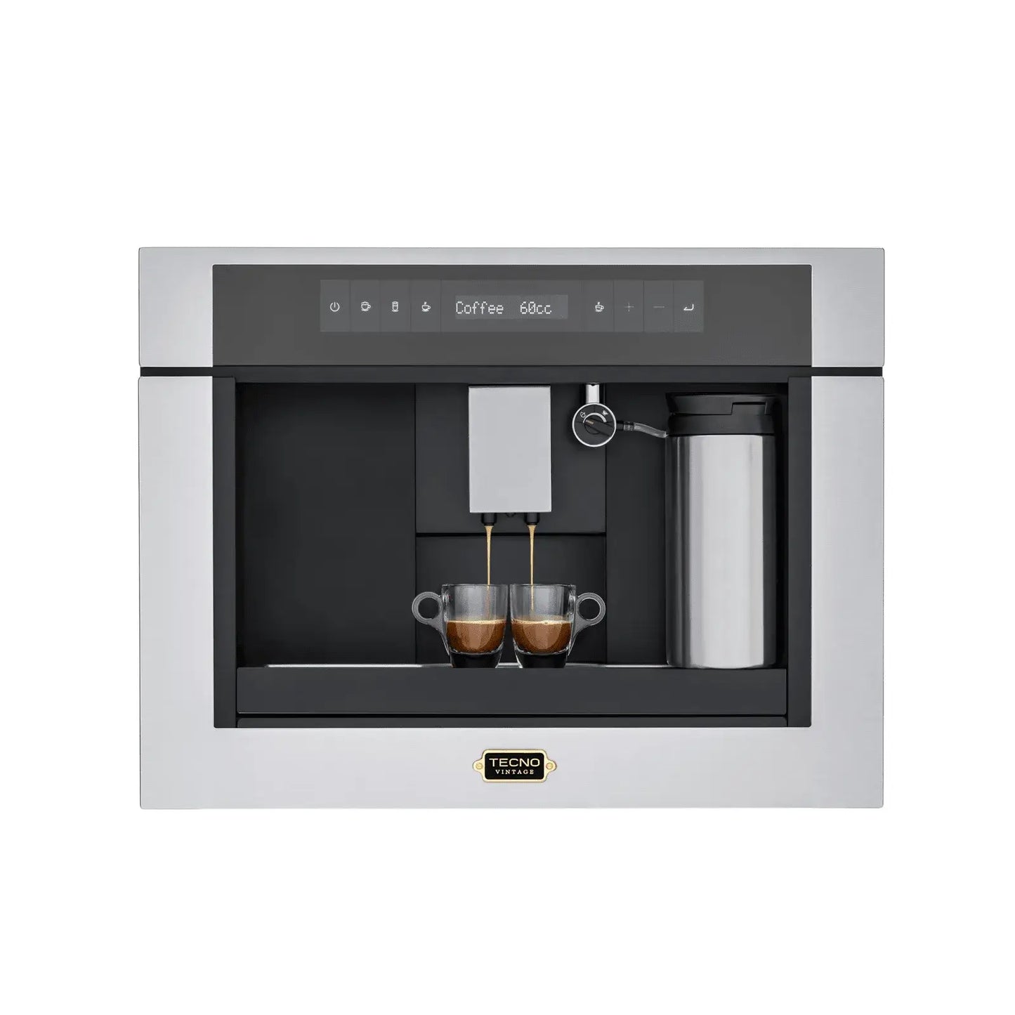 Cafeteira Tecno Vintage Automática de Embutir Inox 60cm