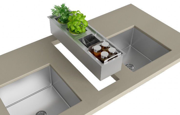Canal Organizador Úmido 600 Inox
