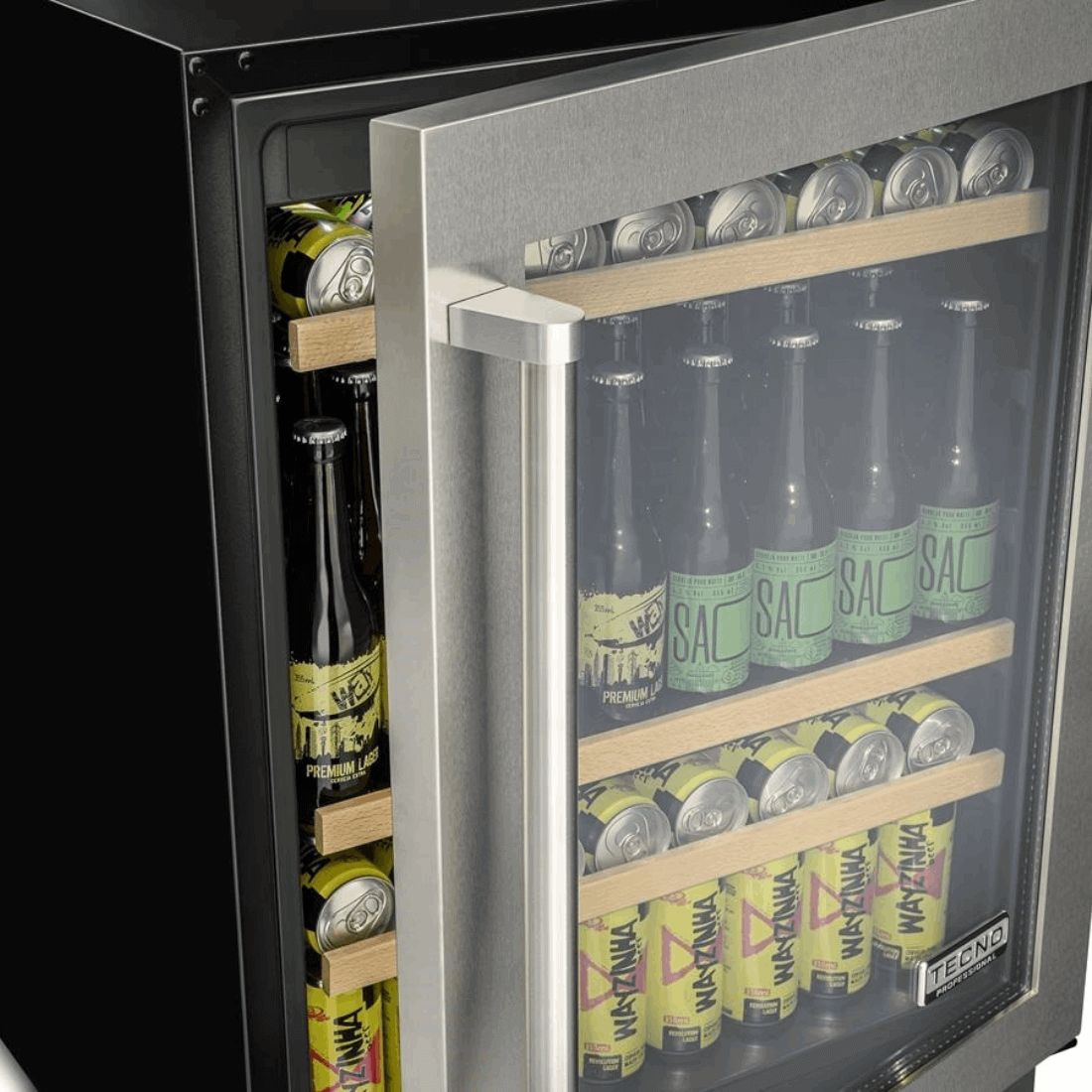 Cervejeira Tecno Professional 136 Litros Inox 60cm - Abertura Direita