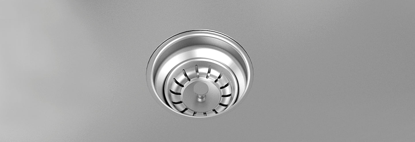 Cuba Simples Inox Acetinada 78cm Debacco Funzionale 235