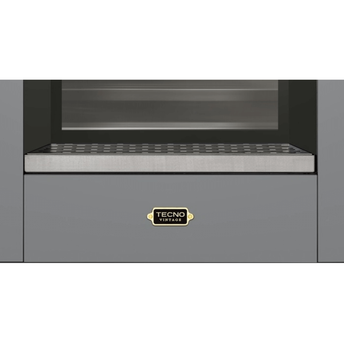 Dispenser para vinhos Tecno Vintage em inox, destaque para o design moderno e funcional.