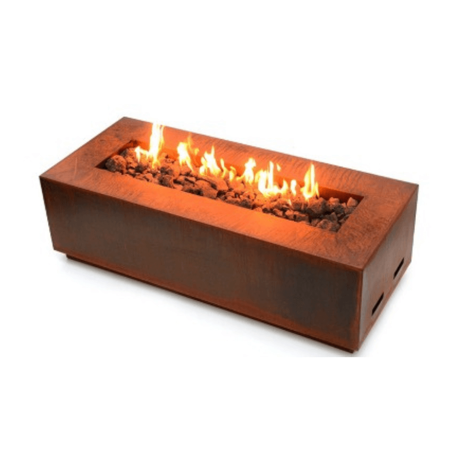 Fire Pit á Gás para Área Externa K3 Santa Helena 130cm com Pedras Vulcânicas