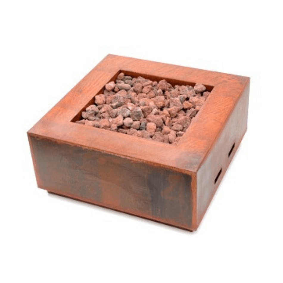 Fire Pit á Gás para Área Externa K3 Tenerife 85cm com Pedras Vulcânicas