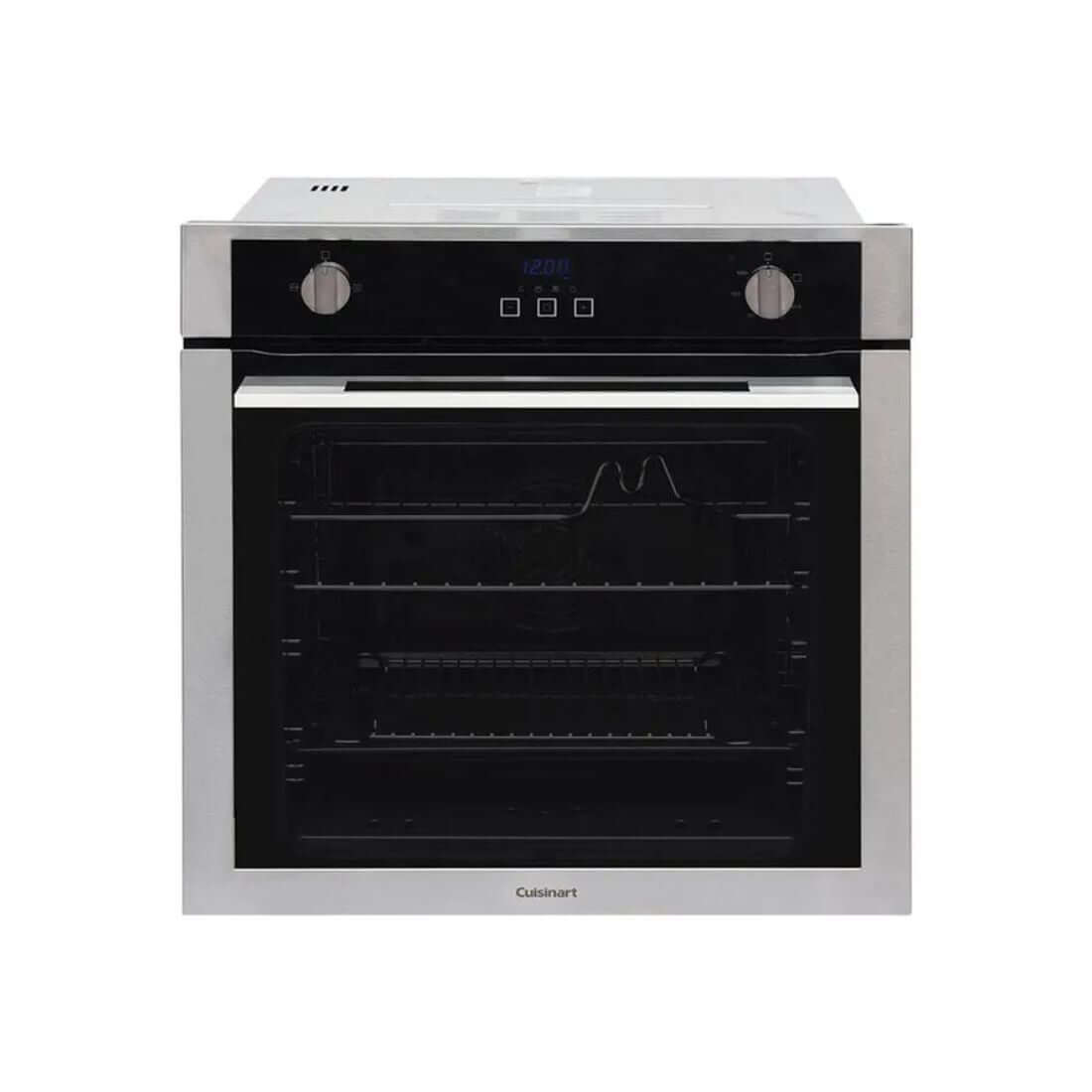 Forno Cuisinart Casual a Gás 74 Litros Inox 60cm - forno a gás de embutir em inox com painel analógico, porta de vidro e grill elétrico