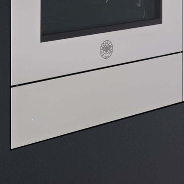 Gaveta Aquecida Bertazzoni Professional 4 Serviços Inox 60cm com design elegante em aço inox escovado.