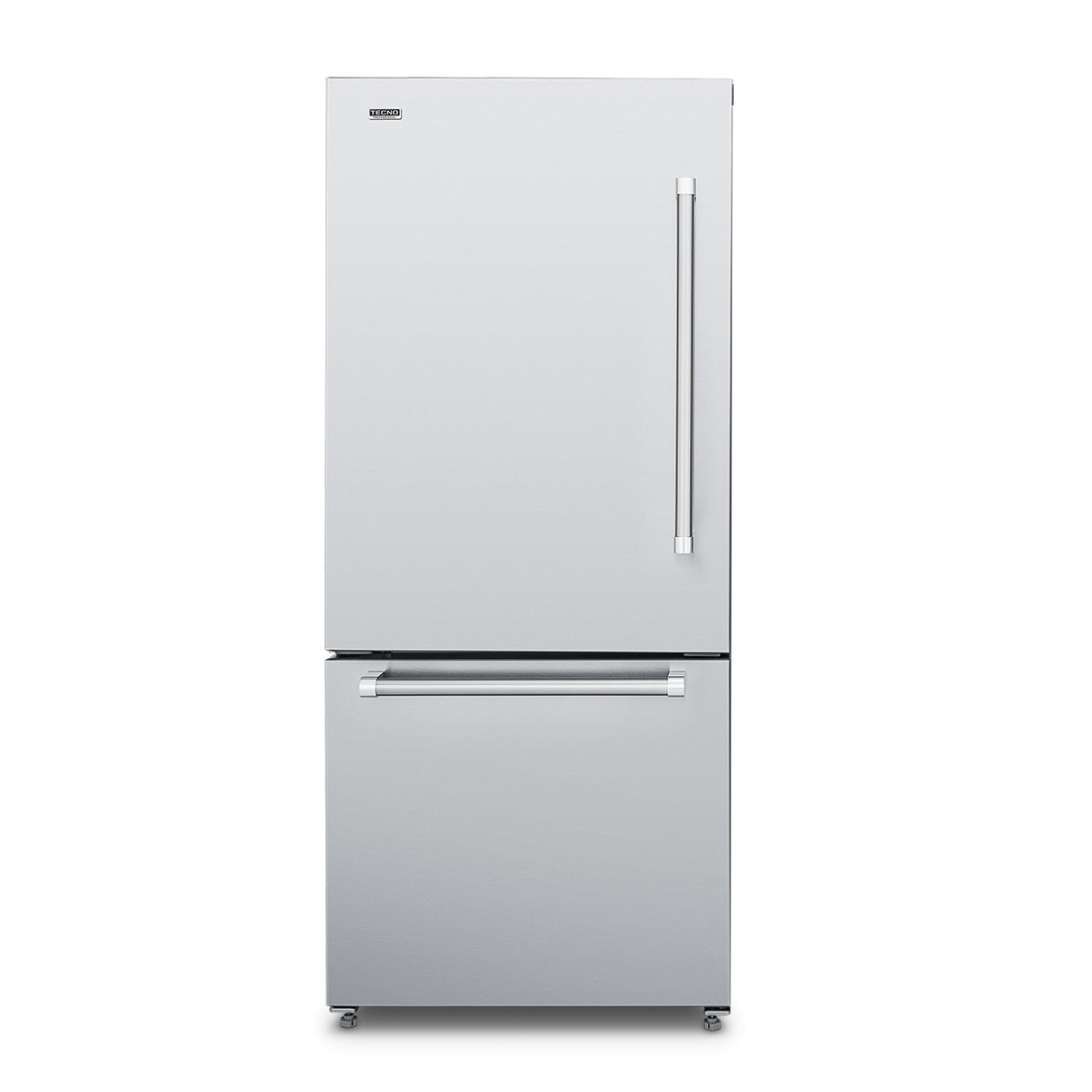 Refrigerador Tecno Professional 445 Litros 76cm - Abertura Esquerda em aço inox escovado.