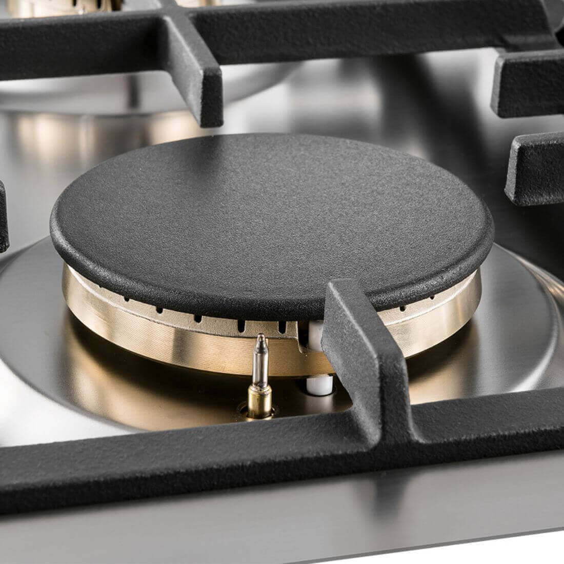Cooktop a Gás Tecno Vintage 5 Bocas Inox 75cm