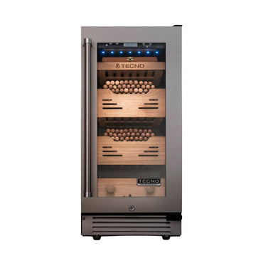 Umidor de Charutos Tecno Professional para até 500 Charutos com controle automático de umidade e temperatura.