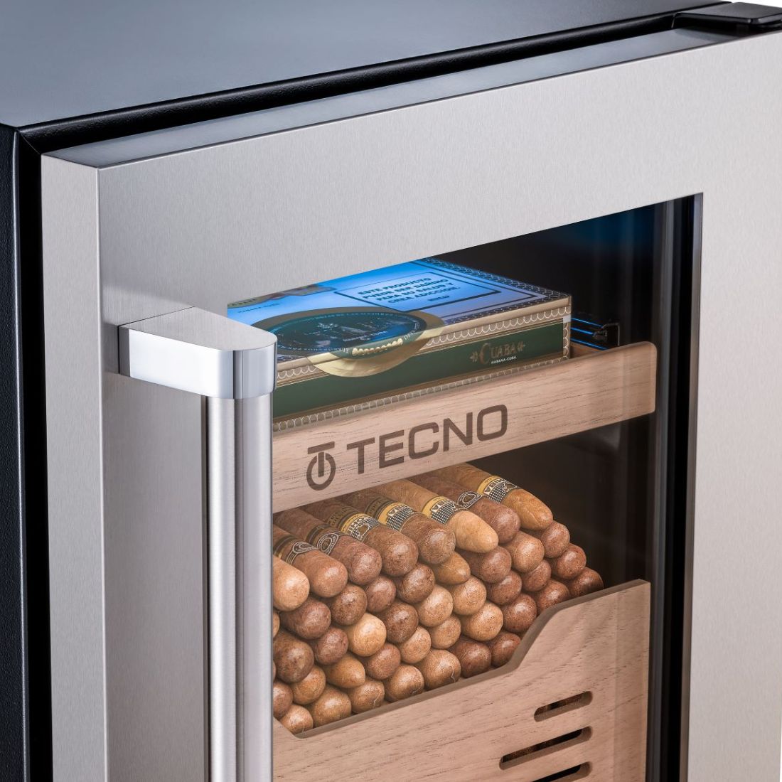 Umidor de Charutos Tecno Professional para até 500 Charutos