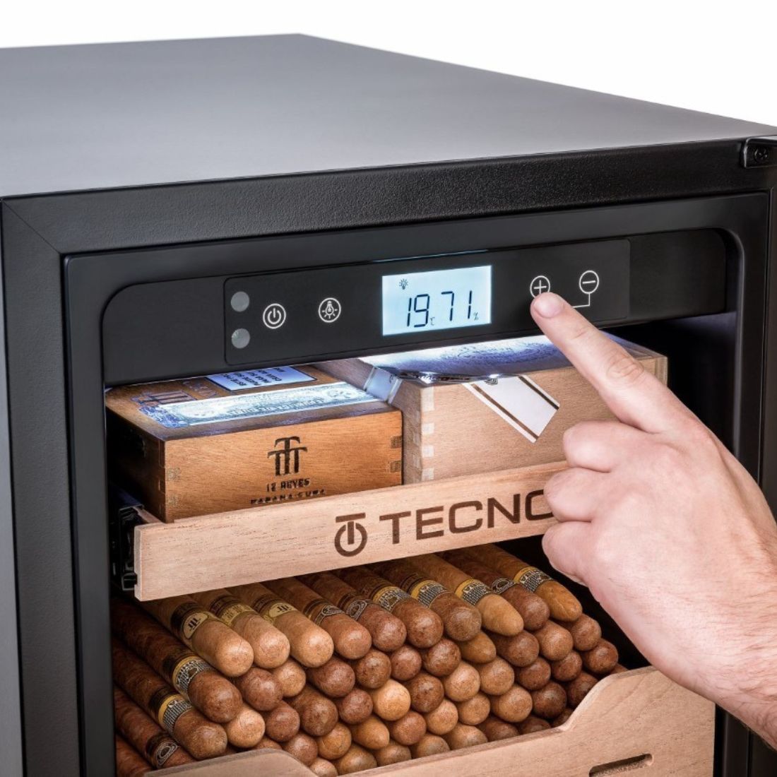 Umidor de Charutos Tecno Professional para até 500 Charutos