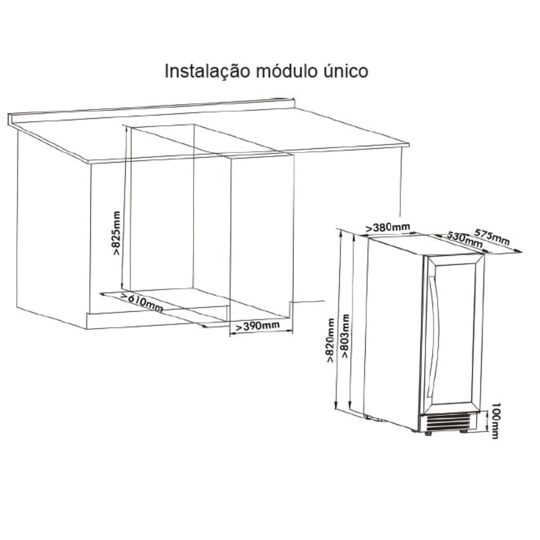 Umidor de Charutos Tecno Professional para até 500 Charutos