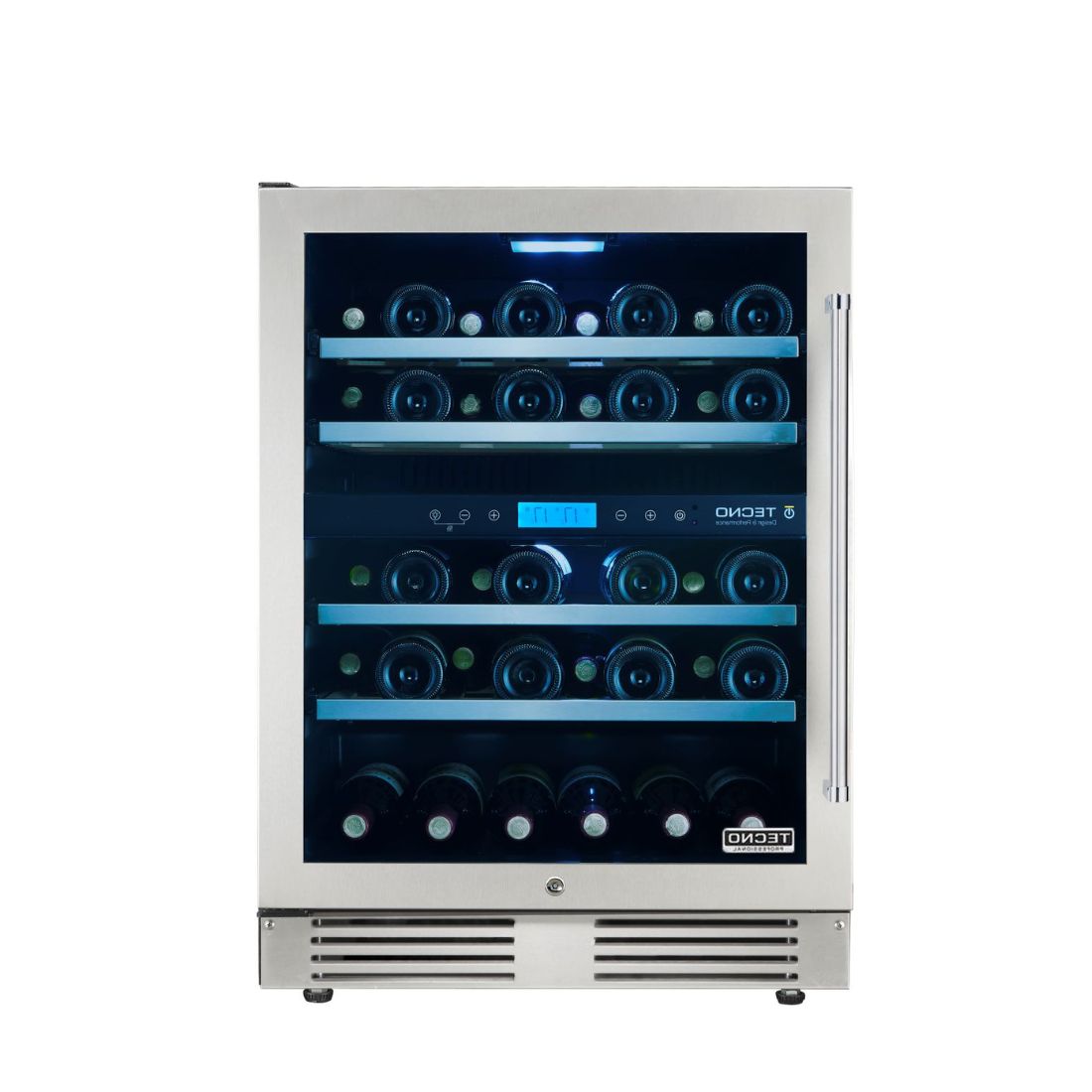 Adega Tecno Professional 43 Garrafas Inox 60cm - Abertura Esquerda