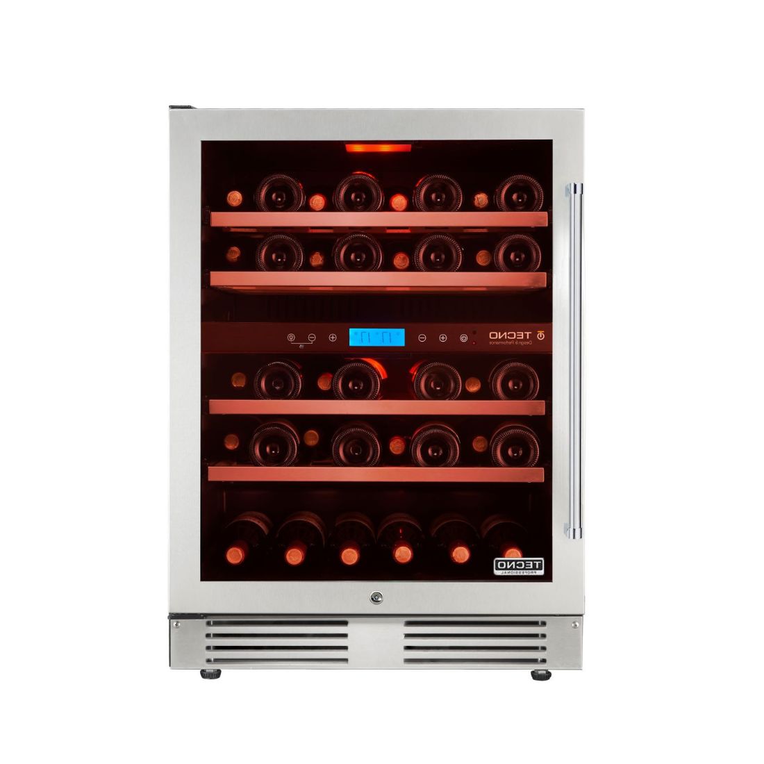 Adega Tecno Professional 43 Garrafas Inox 60cm - Abertura Esquerda