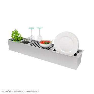 Canal Organizador Úmido Debacco 900 Inox