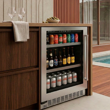 Cervejeira Evol Smart 135 Litros Inox 60cm - Abertura Esquerda