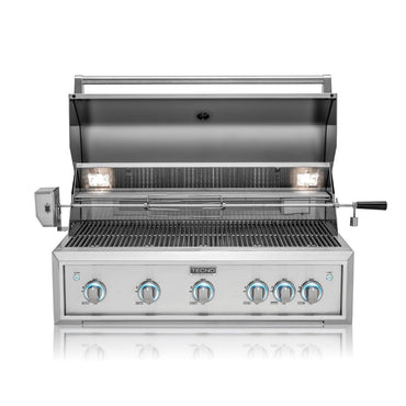 Churrasqueira Tecno a gás 4 queimadores inox 100cm com espeto infravermelho e queimador Sear