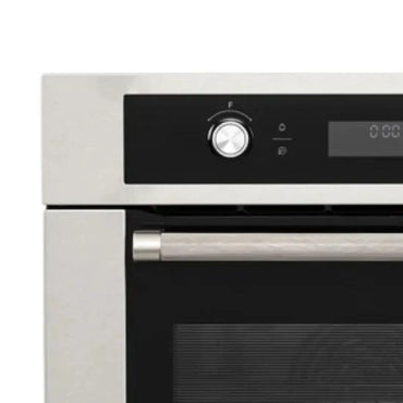 Forno Elétrico CrissAir Multifunções 72litros Inox 60cm - forno embutido inox com acabamento anti-fingerprint, puxador tubular e painel com botão e display