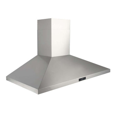 Coifa Evol Omega para Churrasqueira Inox 125cm - coifa de parede em inox AISI 304 piramidal, painel touch frontal e duto visível