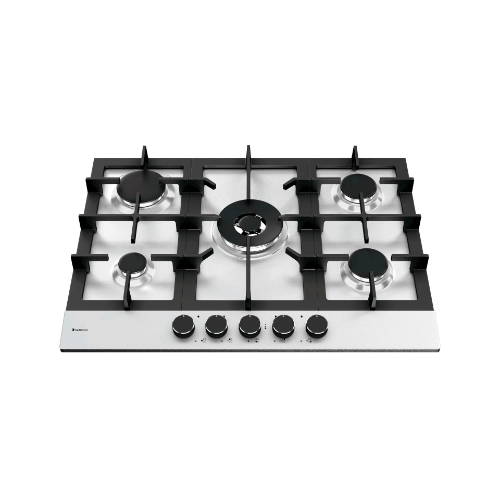 Cooktop a gás Debacco Zurique 5 bocas inox 70cm bivolt, alta eficiência e design semiprofissional.