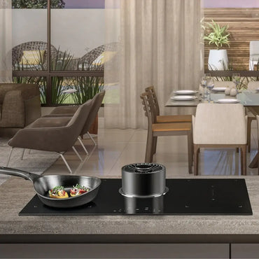 Cooktop de Indução Tecno com Coifa Retrátil 90cm