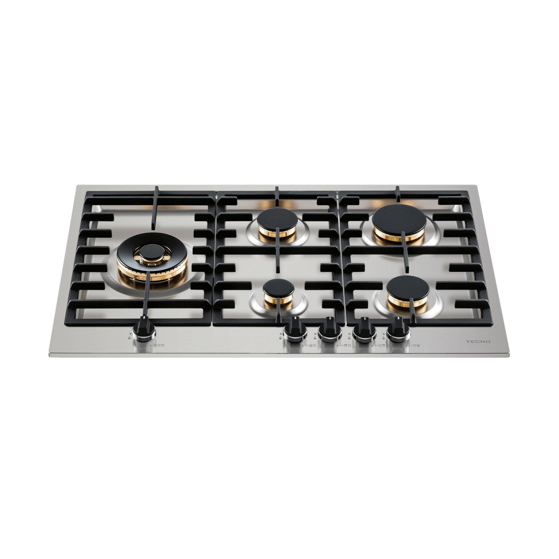 Cooktop a gás Tecno Original 5 Bocas Inox 75cm