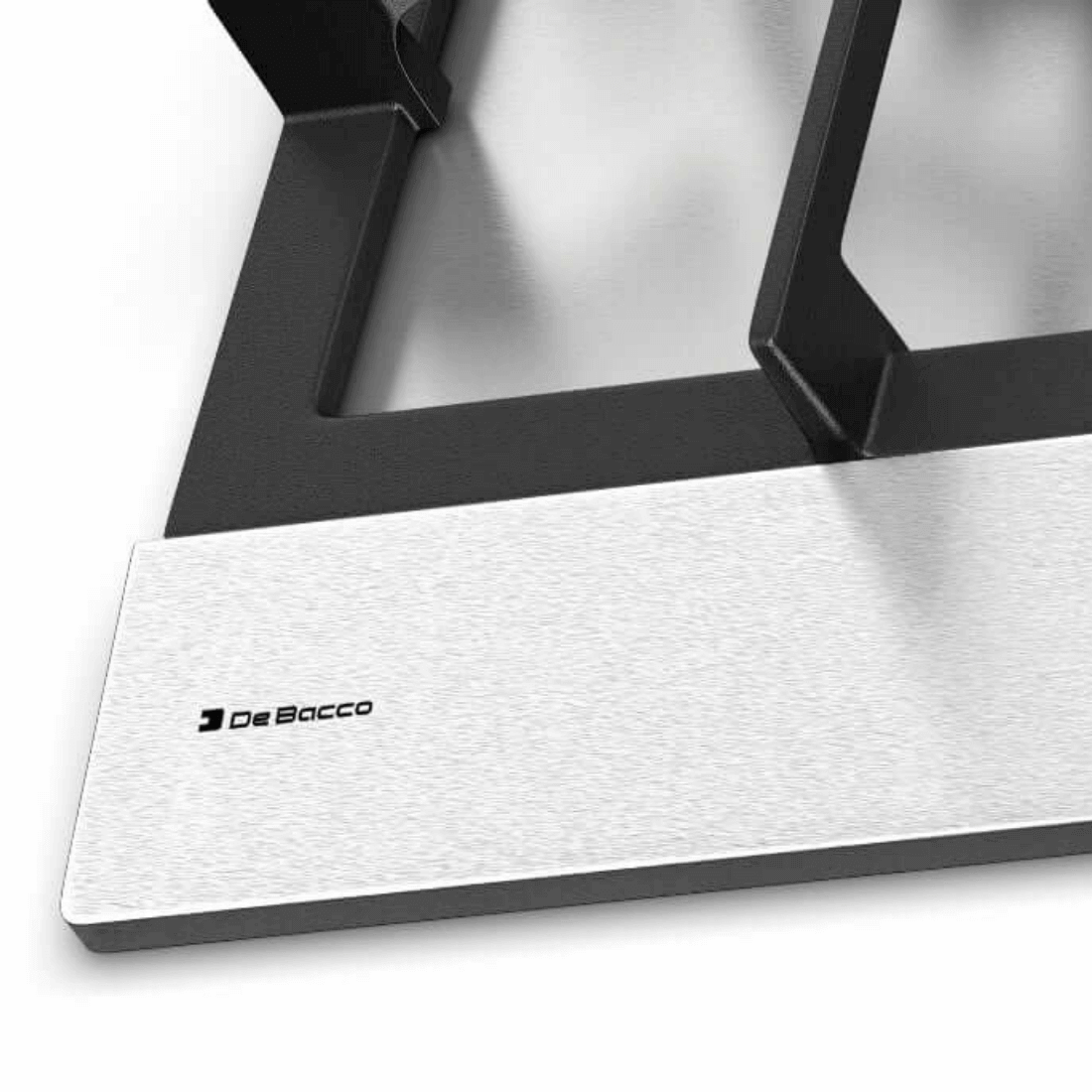 Cooktop Debacco Zurique a gás 90cm com acabamento em inox e 5 queimadores de alta qualidade.