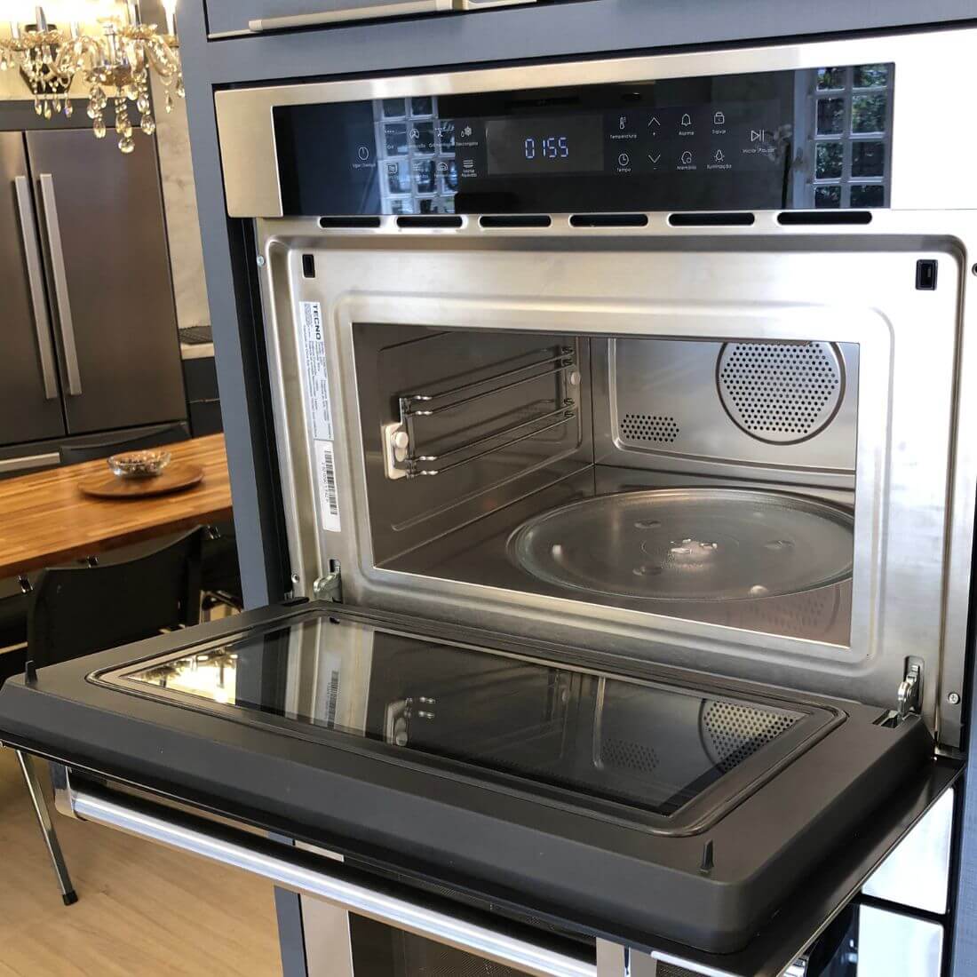 Forno Micro-Ondas Combinado Tecno Professional 38 Litros Inox 60cm