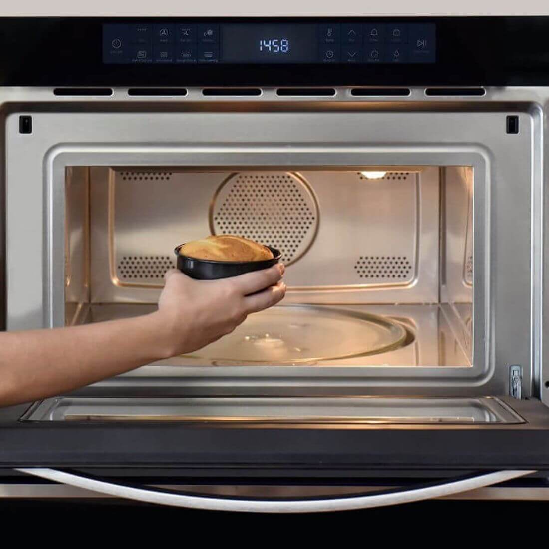 Forno Micro-ondas Combinado Cuisinart Arkton 38 Litros Inox 60cm