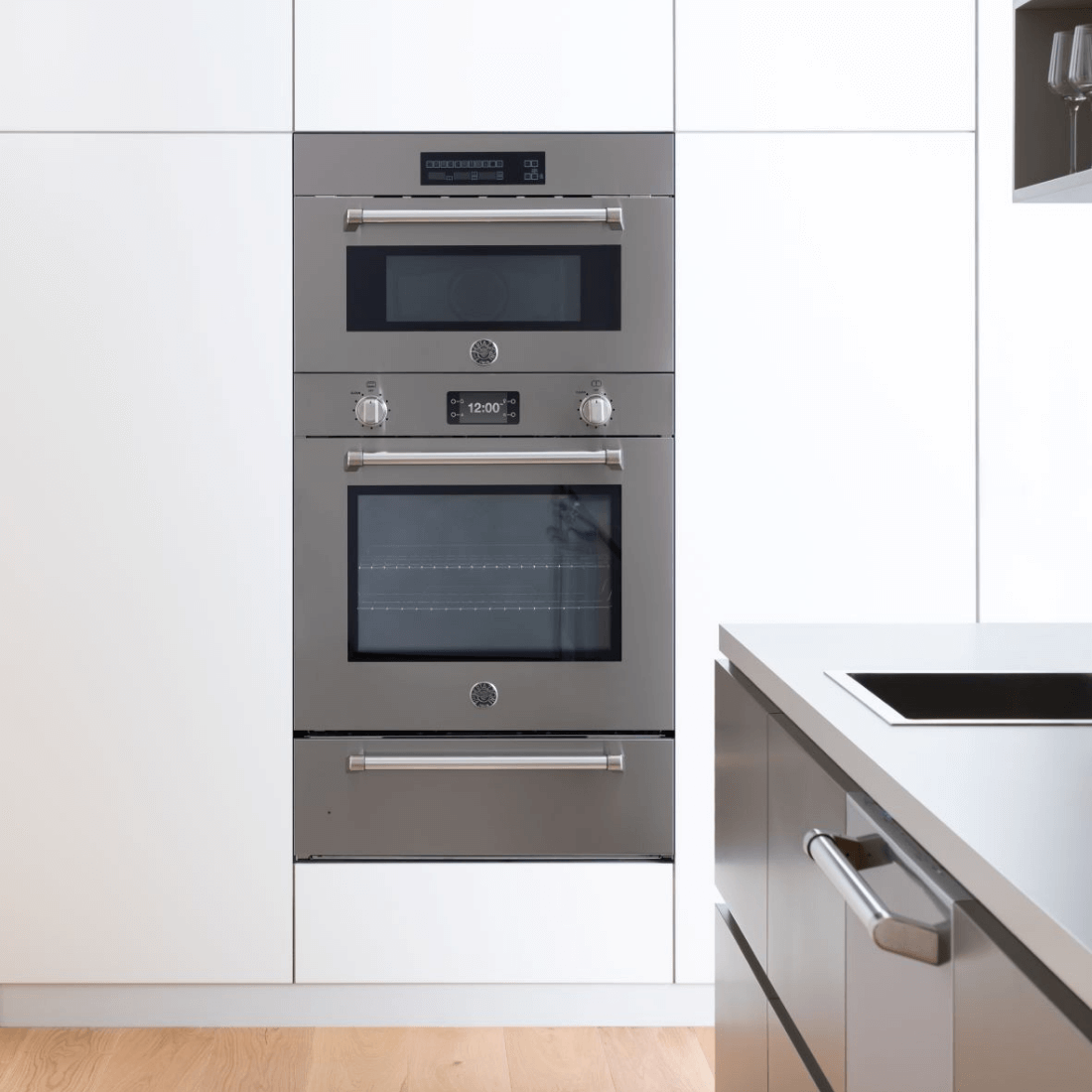Forno Micro-ondas Combinado Bertazzoni Master 41 Litros Inox 76cm