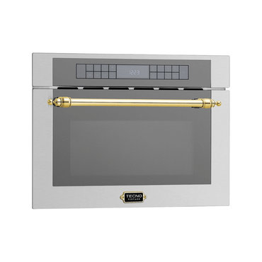 Forno Micro-Ondas Combinado Tecno Vintage 38 Litros Inox 60cm