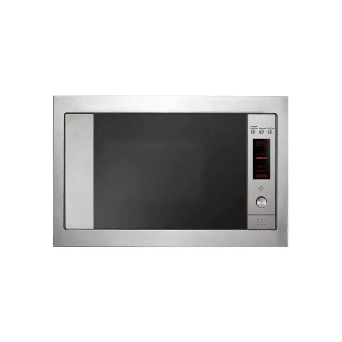 Forno Cuisinart Combinado com Micro-ondas 31 Litros Inox 60cm em inox para embutir com painel digital, display vermelho e porta de vidro