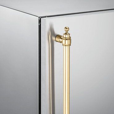 Freezer Tecno Vintage 100 Litros Inox 60cm