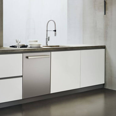 Lava-Louças Bertazzoni Professional 14 Serviços Inox 60cm, lava louças de embutir em inox com painel frontal escovado e 1 cesto visível