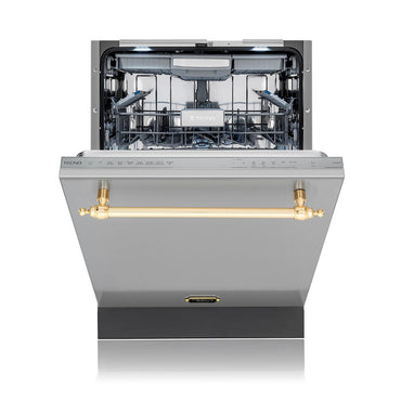 Alt Tag: Lava-Louças Tecno Vintage revestível 60cm com capacidade 16 serviços, interior amplo e 9 programas de lavagem