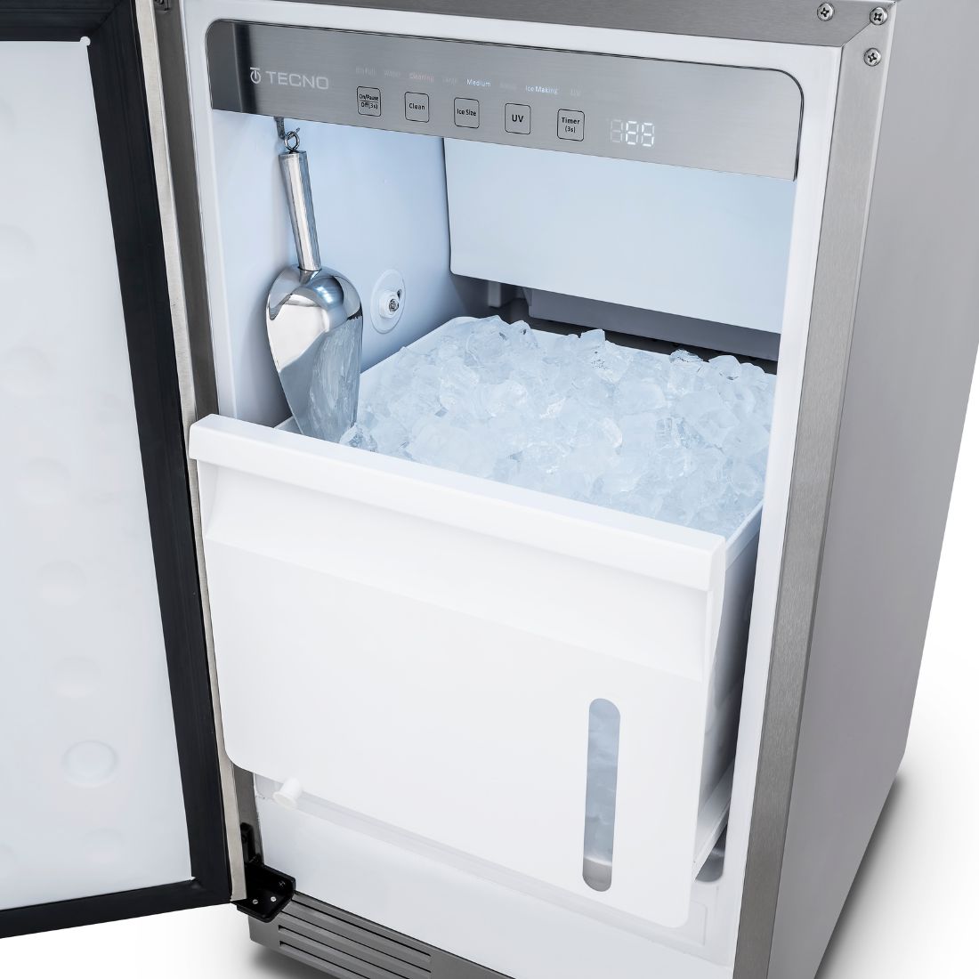 Máquina de Gelo para Embutir Tecno Professional Inox 45cm 220V