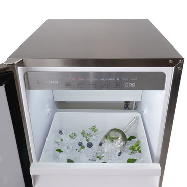 Máquina de Gelo Tecno Vintage 50kg/dia Inox 45cm