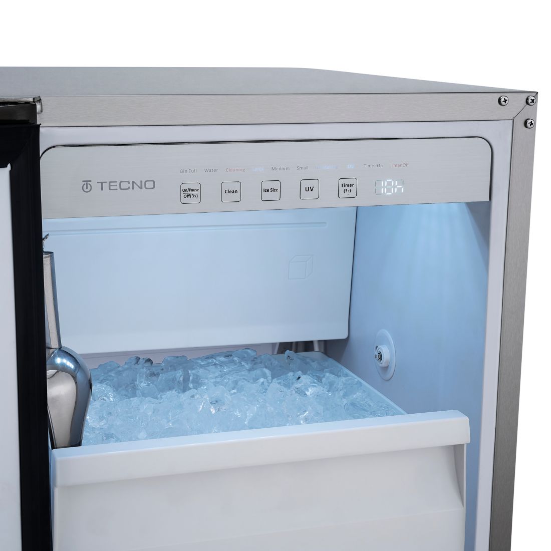 Máquina de Gelo para Embutir Tecno Professional Inox 45cm 220V