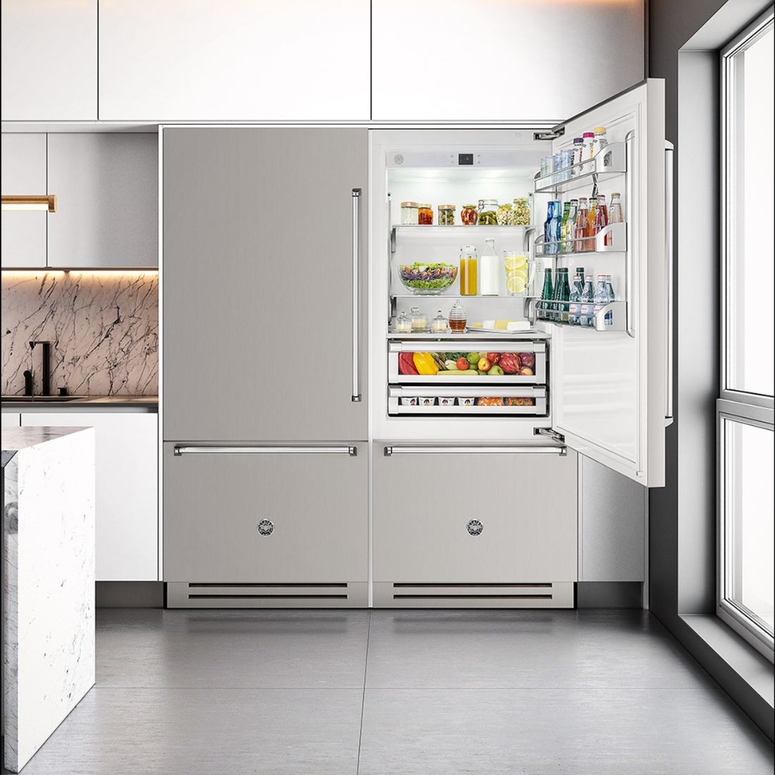 Refrigerador Bertazzoni Master 596 Litros 90cm - Abertura Direita