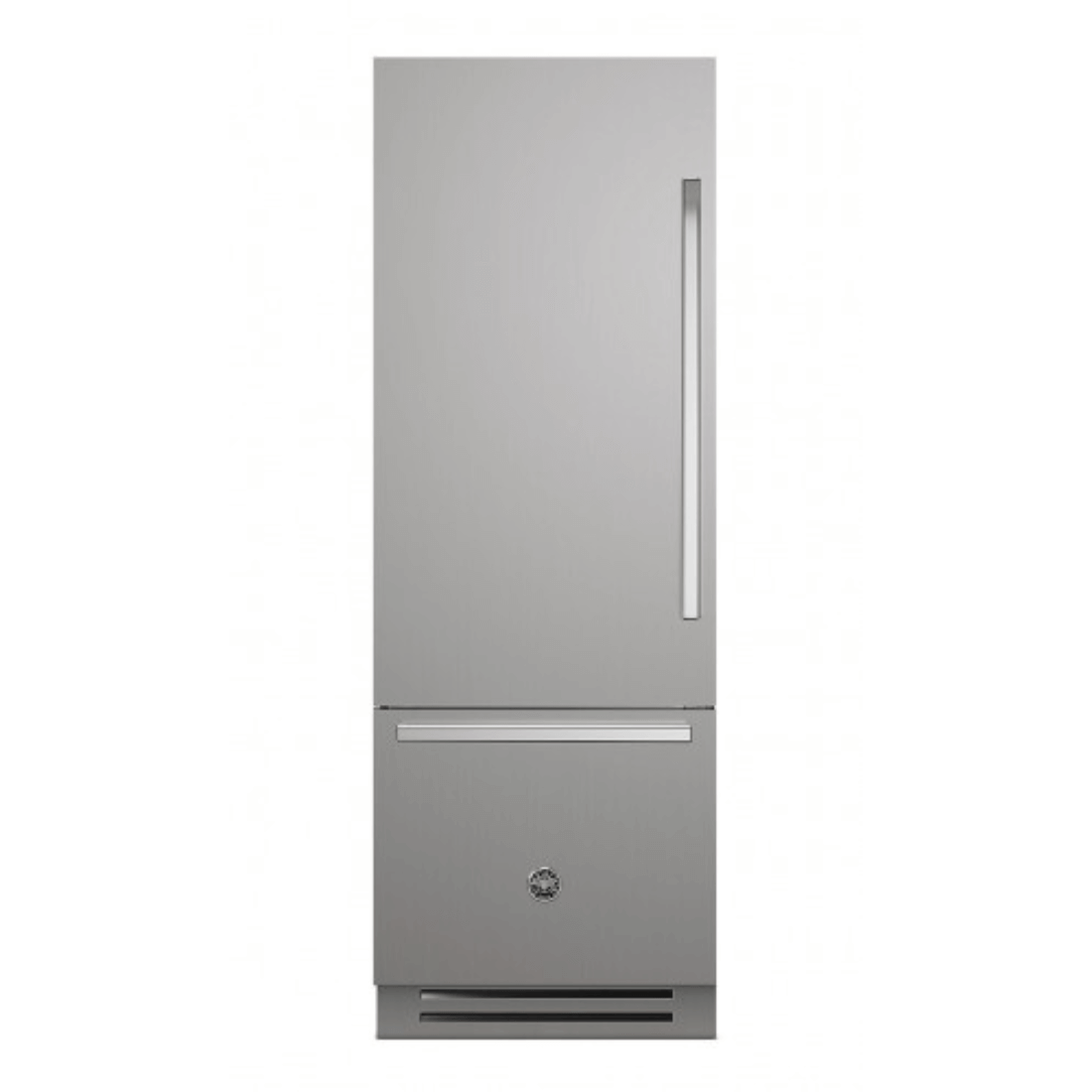 Refrigerador Bertazzoni Professional Inox 75cm, bottom freezer 473 litros, design elegante e moderno.