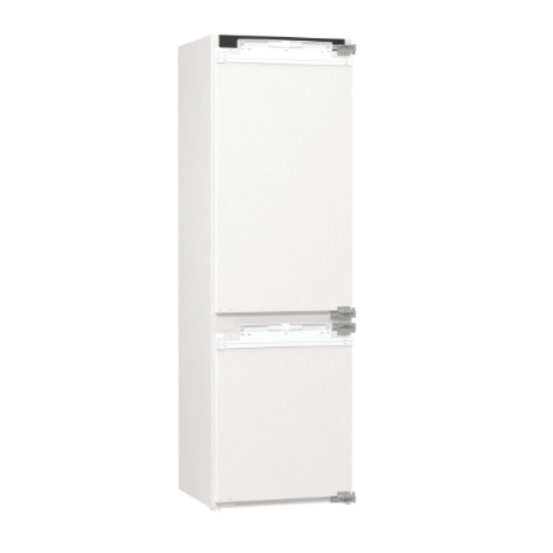 Refrigerador Gorenje embutido, bottom freezer, 269 litros, design moderno e sofisticado para cozinhas.