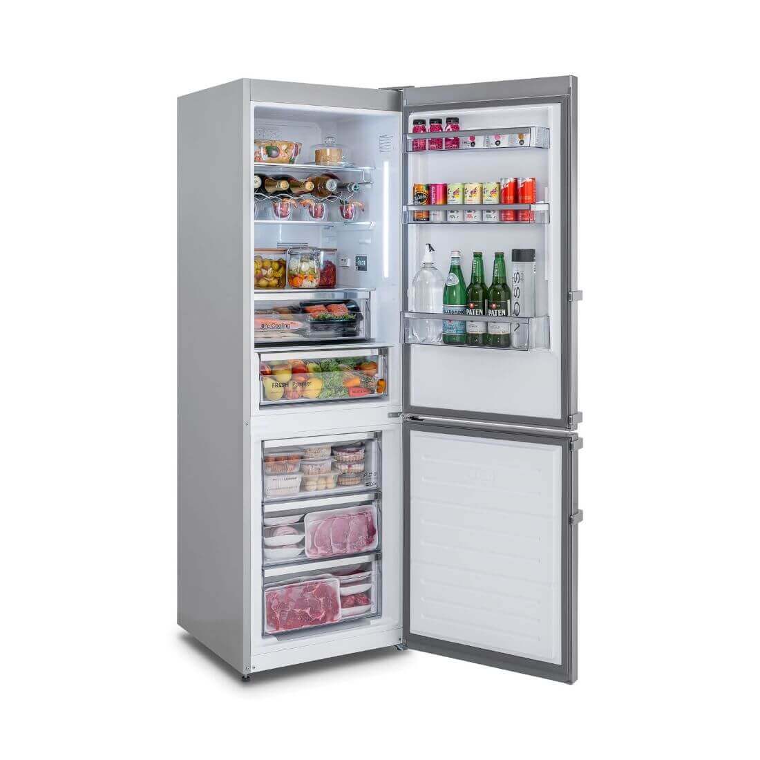 Refrigerador Tecno DUO Bottom Freezer 648 Litros Inox 122cm
